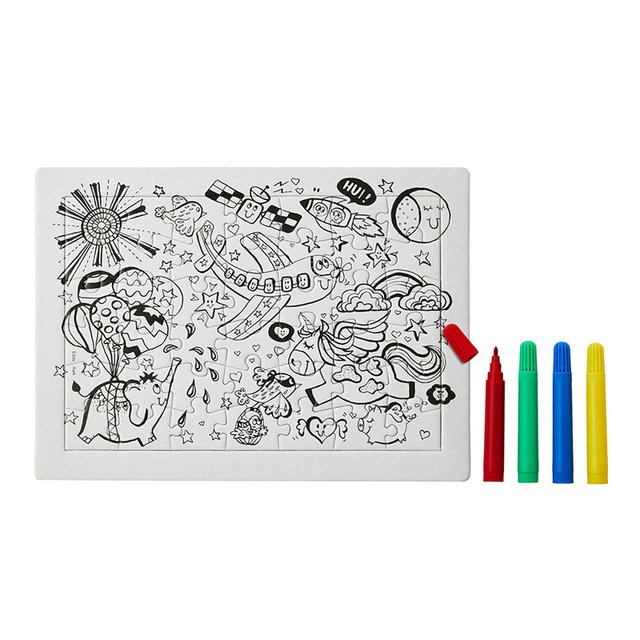 WIMMEL HIMMEL (Puzzle zum Anmalen)