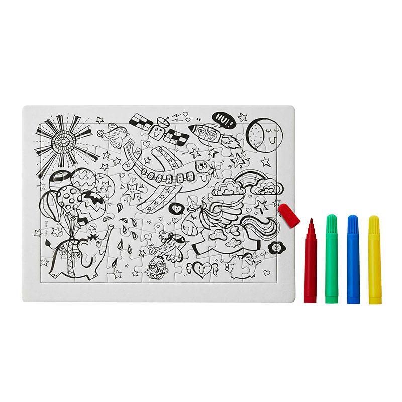 WIMMEL HIMMEL (Puzzle zum Anmalen)