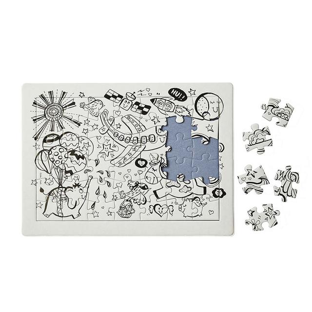 WIMMEL HIMMEL (Puzzle zum Anmalen)