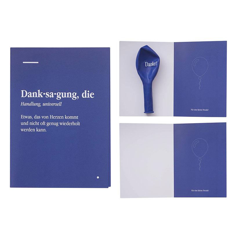 DANKSAGUNGSKARTE (Grußkarte)