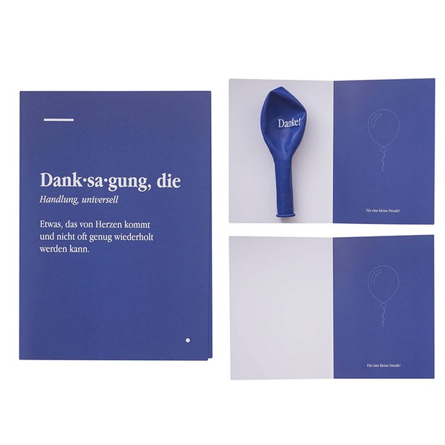 DANKSAGUNGSKARTE (Grußkarte)