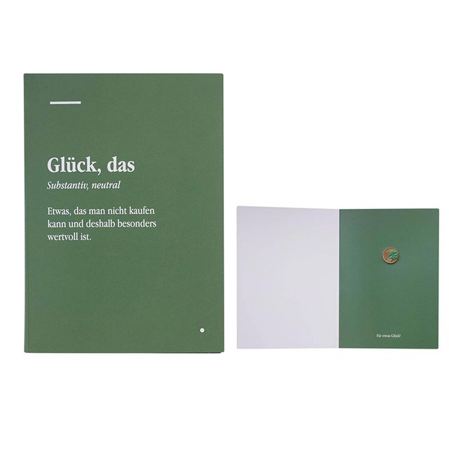 GLÜCKSKARTE (Grußkarte)