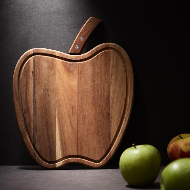 HOLZAPFEL (Obstbrett mit Messer)