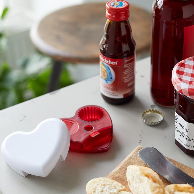 HAND AUF´S HERZ, weiß (Drehhilfe)