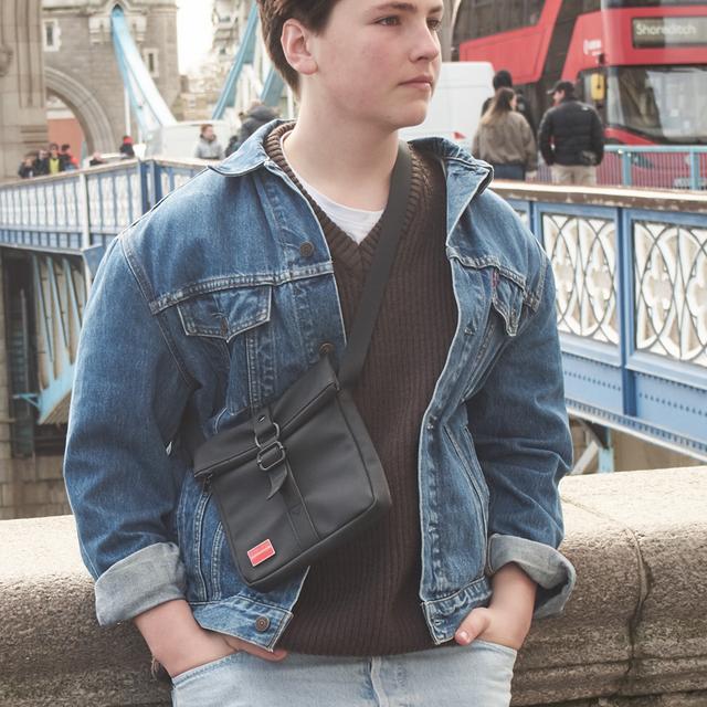 FLEXIBLE BLACK CROSSBAG, SCHWARZ +