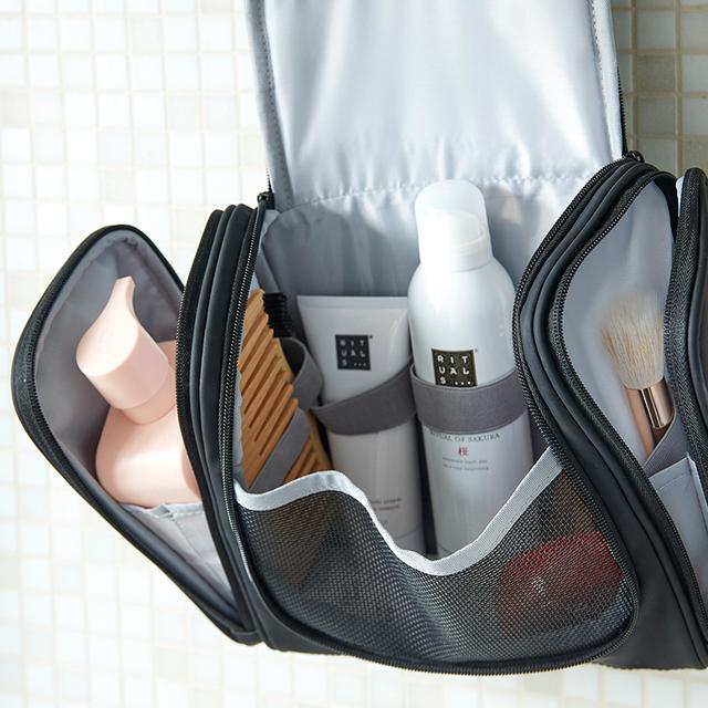 FLEXIBLE BLACK WASHBAG, SCHWARZ +