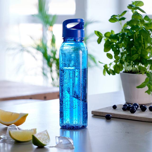 FRESH RAINBOW, blau(Tritan-Trinkflasche)