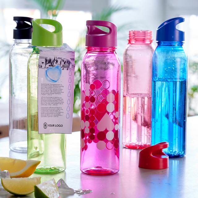 FRESH RAINBOW, rot (Tritan-Trinkflasche)