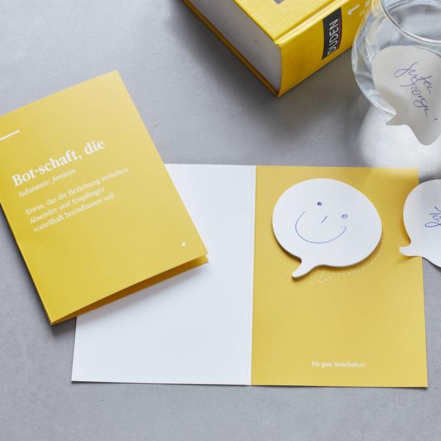 BOTSCHAFTSKARTE (Grußkarte)