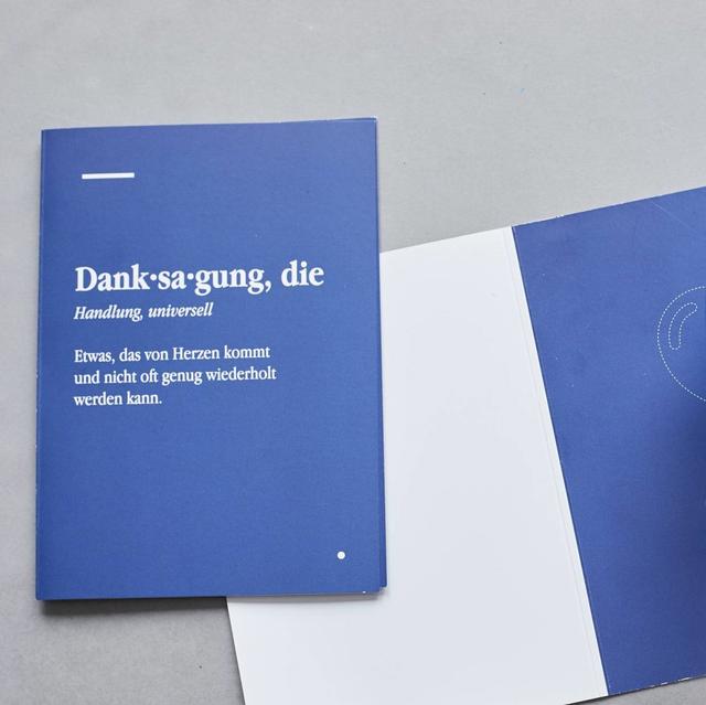 DANKSAGUNGSKARTE (Grußkarte)