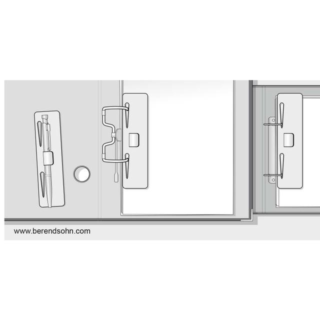 DER ABHEFTER, weiß (Heftstreifen)