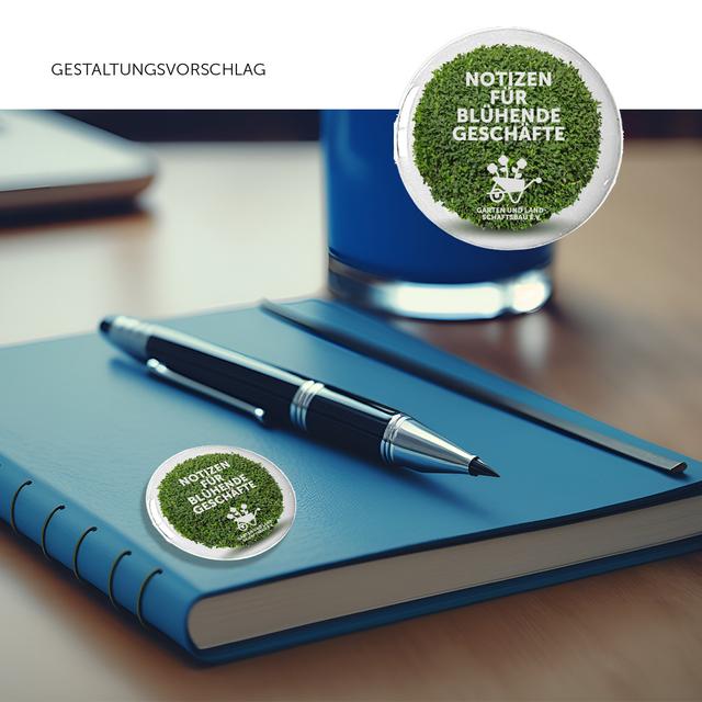 DOMING ONLY (Domingaufkleber), rund