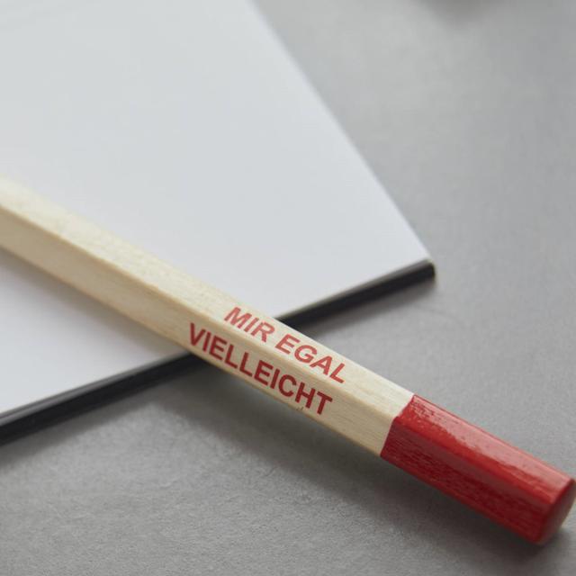 ENTSCHEIDUNGSFREUDIG (XXL-Bleistift)