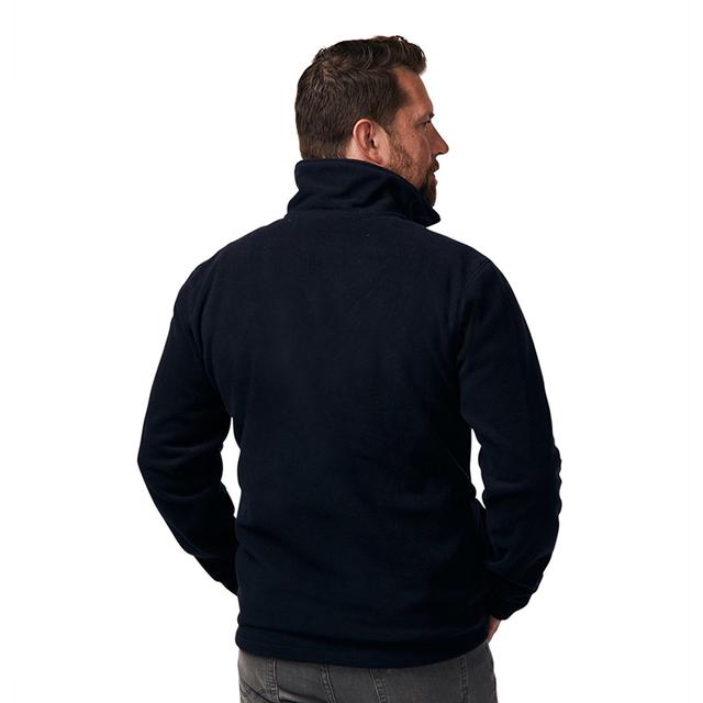 FLEECESHIRT ZIP NECK, Langarm, Herren