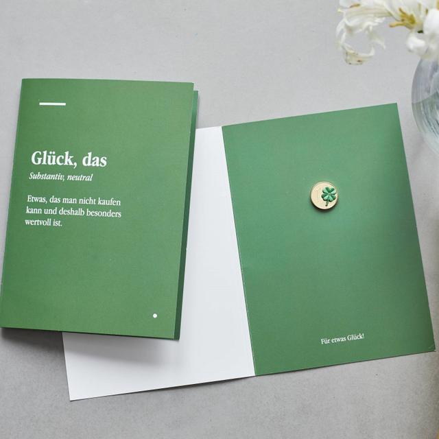 GLÜCKSKARTE (Grußkarte)