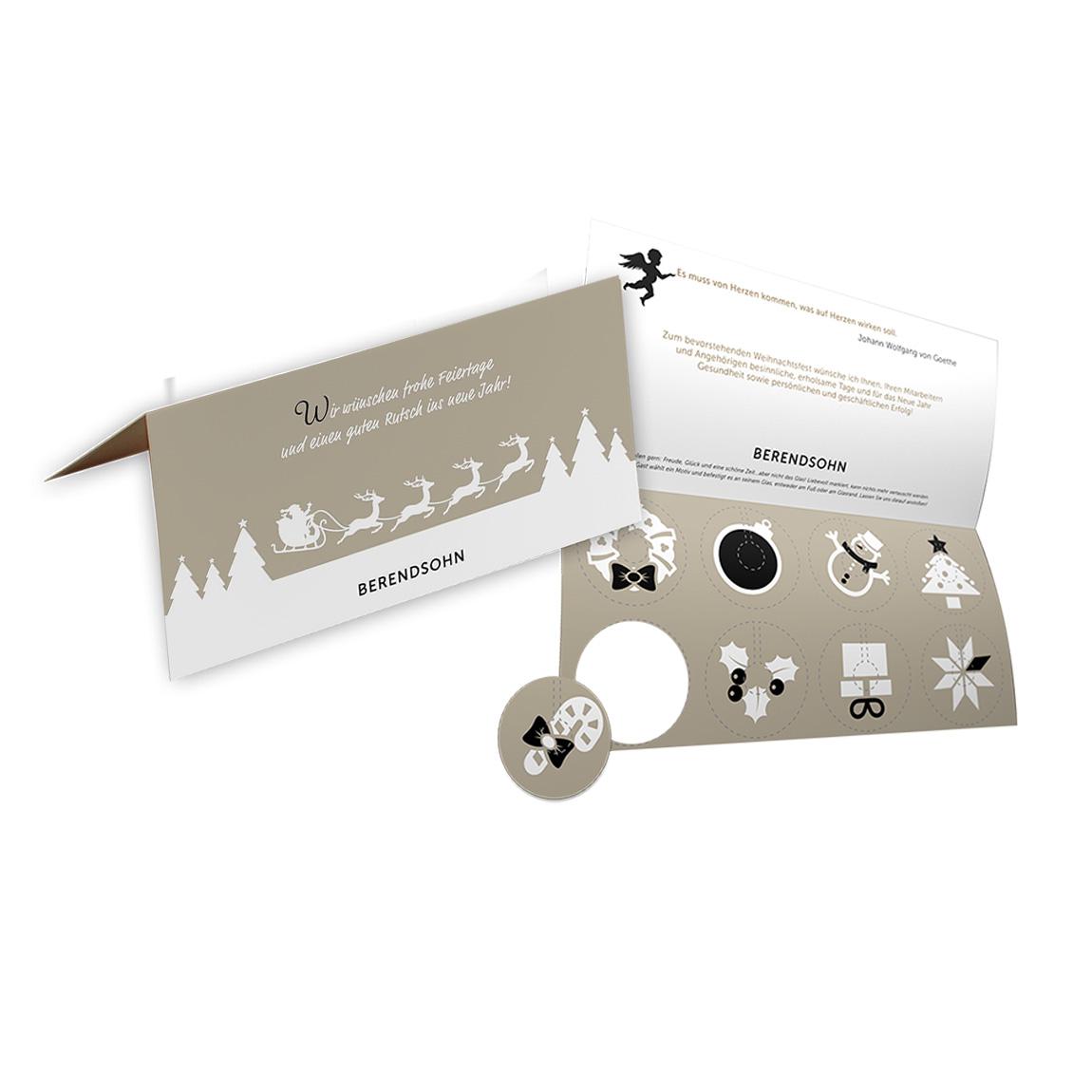 HANG OVER (2in1 Grußkarte Glasmarkierer)