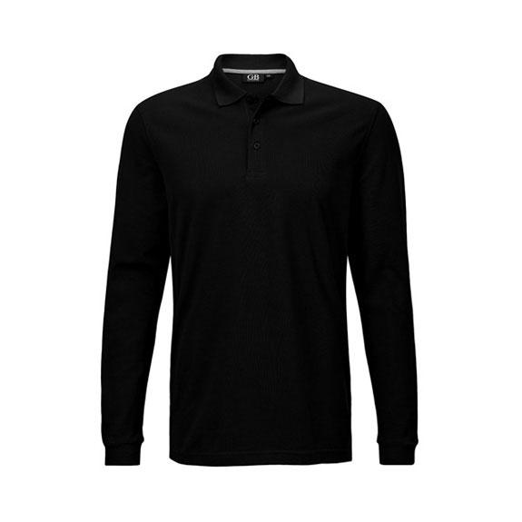 POLOSHIRT, Langarm, Herren