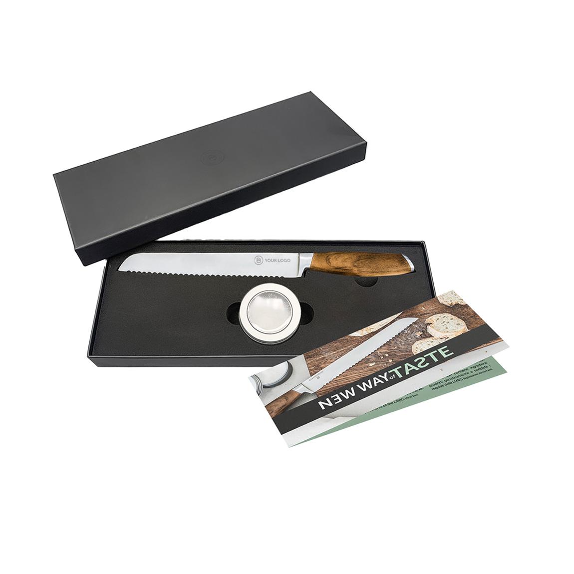 SÄGEWERK (Brotmesser-Set mit Salz)