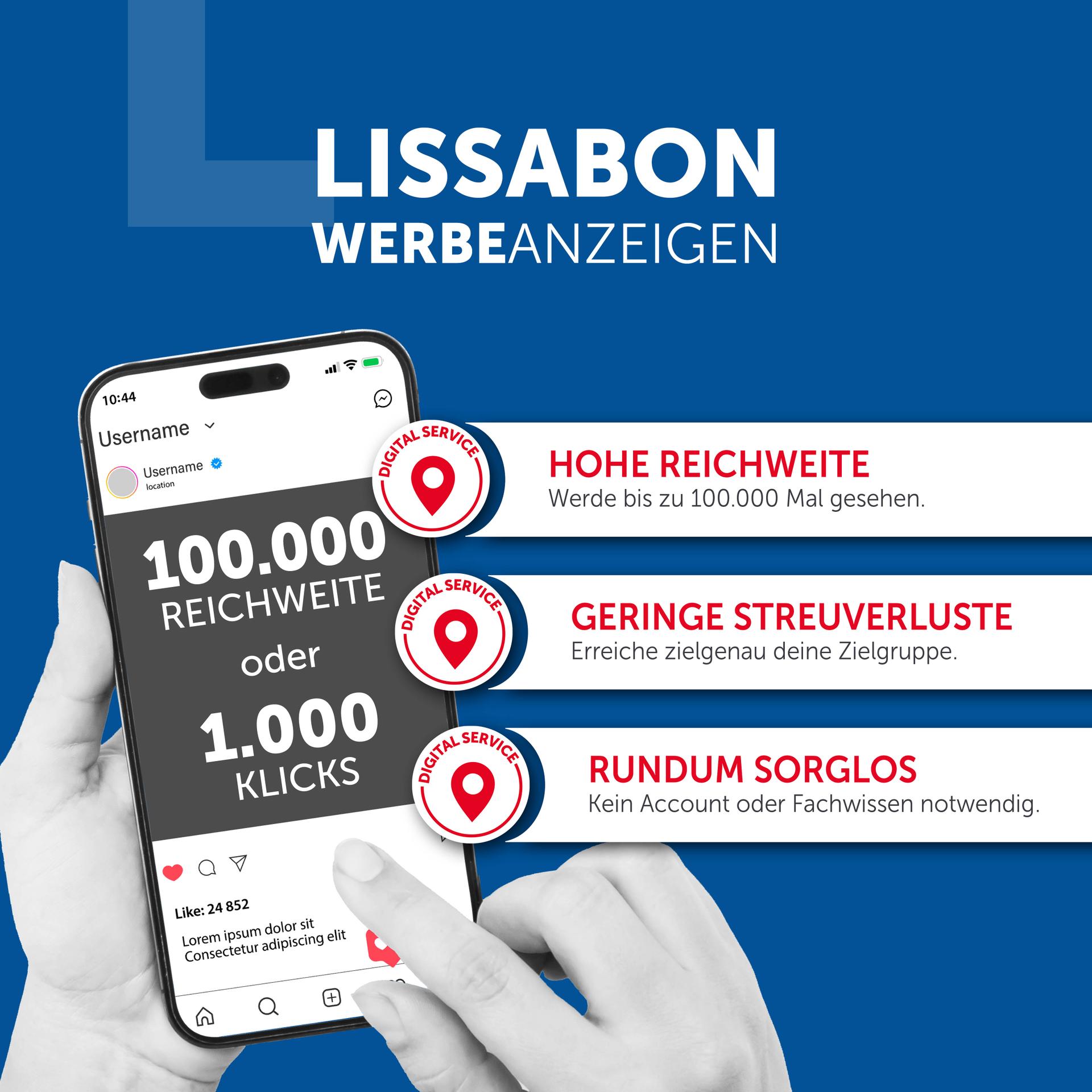 SoMe Werbeanzeigen Lissabon