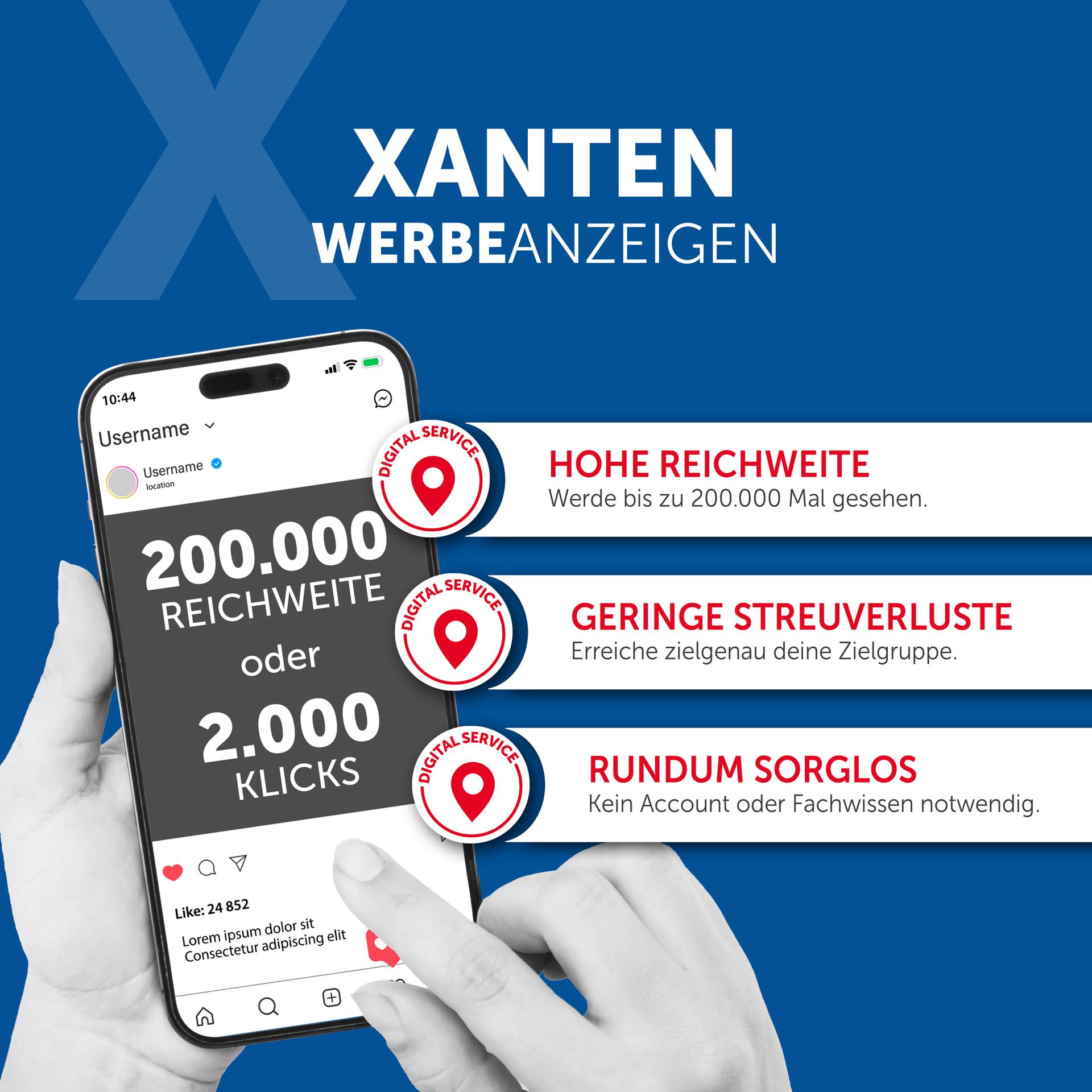 SoMe Werbeanzeigen Xanten